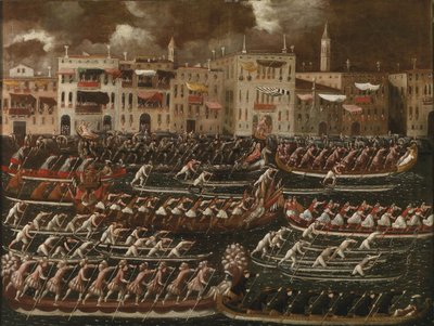 Regatta auf dem Canal Grande von Joseph Heintz der Jüngere
